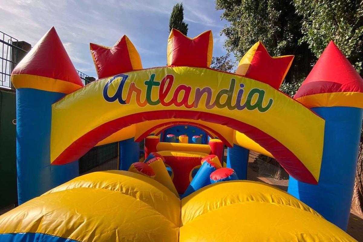 prenájom, nafukovací hrad artlandia